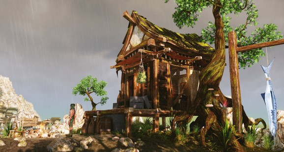 Island hut
